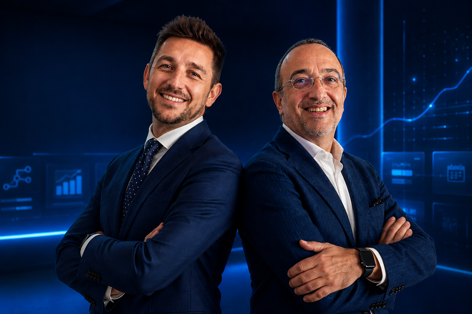 Umberto ed Emanuel, fondatori di Blue Eleven