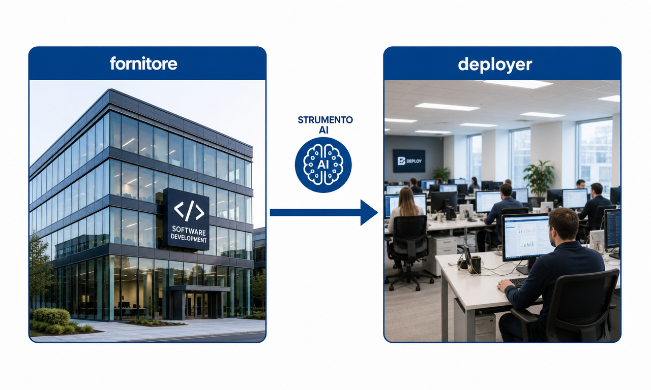 Timeline scadenze AI Act 2025-2027 per aziende deployer